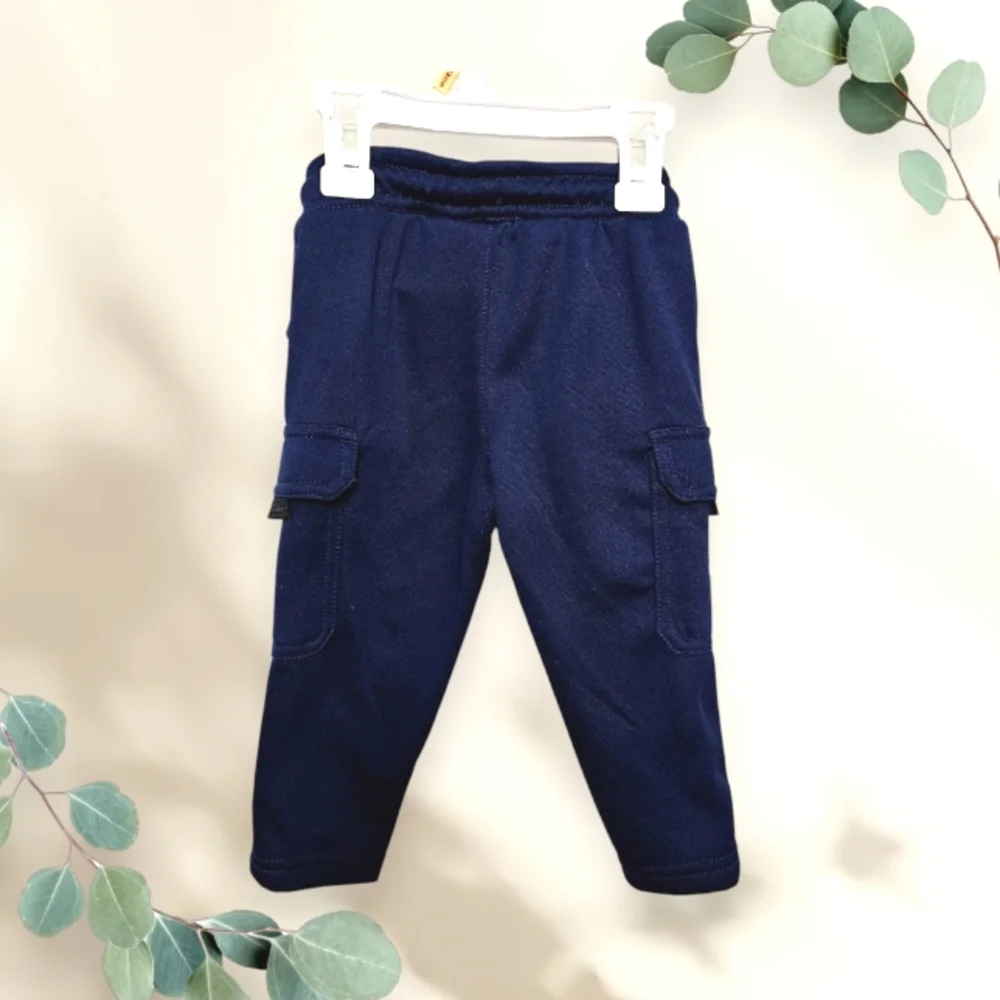NWT OshKosh‎ B'gosh Kids Navy Cargo Pants 12 Months